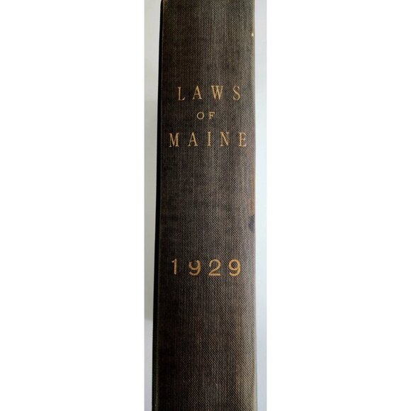 1929 Laws Of Maine 1st Edition 84th Legislature Acts And Resolves HC SHBS1 - Picture 4 of 5